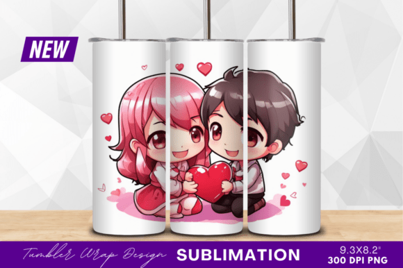 Download Cute Couple with Heart Tumbler Png - Tumbler png Collection