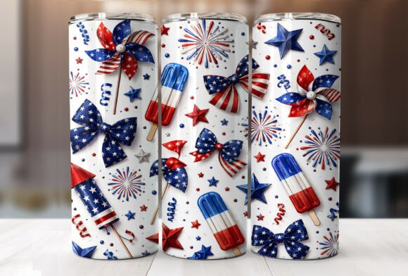 Download Coquette Patriotic Bows 20oz Tumbler PNG - Tumbler png Collection