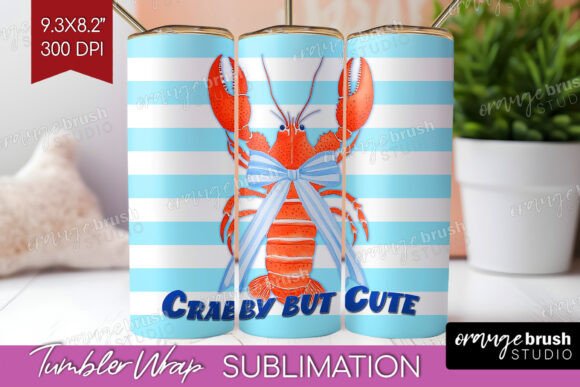 Download Lobster Nautical Tumbler Wrap PNG - Premium Bundle